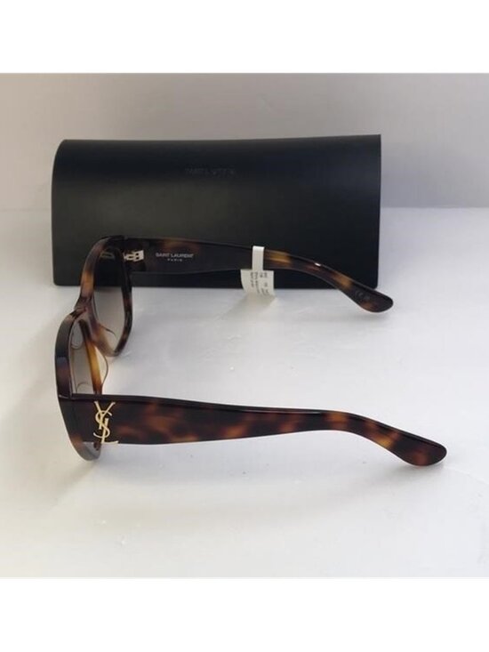 SAINT LAURENT SLM8 Cat Eye HAVANA Brown Frame/Grey Lenses Sunglasses main image 10